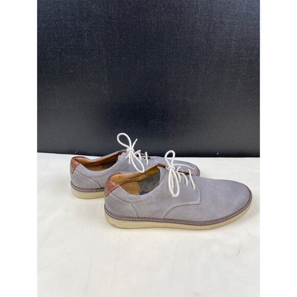 Johnston & Murphy Men\'s Gray Leather Casual Shoes/Oxfords Size 9.5M SKU 4941 main image 8